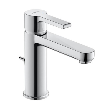 Immagine di Duravit B.2 miscelatore monocomando per lavabo taglia M con scarico e saltarello finitura cromo B21020001010