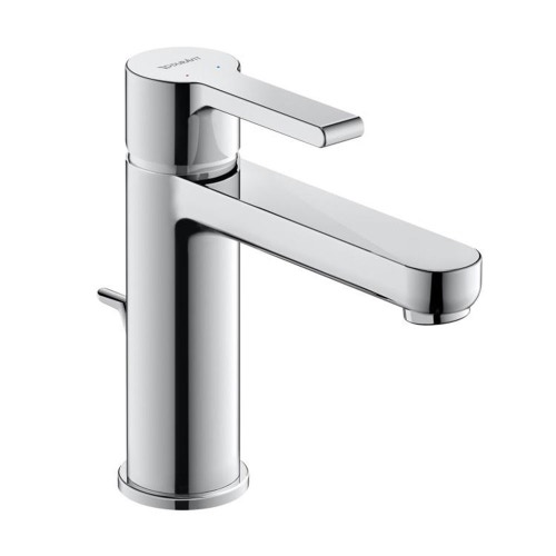 Immagine di Duravit B.2 miscelatore monocomando per lavabo taglia M con scarico e saltarello finitura cromo B21020001010
