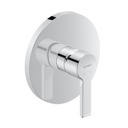 Immagine di Duravit B.2 miscelatore monocomando doccia a incasso finitura cromo B24210010010