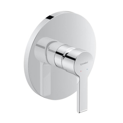 Immagine di Duravit B.2 miscelatore monocomando doccia a incasso finitura cromo B24210010010