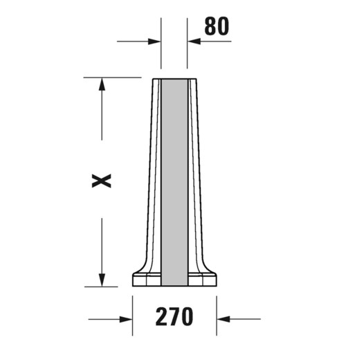 Immagine di Duravit 1930 composizione bagno: vaso monoblocco e bidet a pavimento, colore bianco + sedile del vaso con chiusura rallentata, colore bianco + cassetta di sciacquo + lavabo 60 cm con colonna + miscelatori Flaminia Evergreen, finitura cromo 0227090000-0267100000