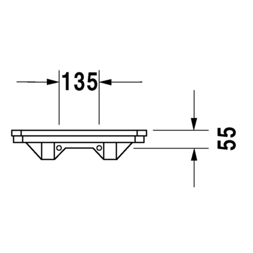 Immagine di Duravit  1930 mensola 45 cm, colore bianco 0892450000