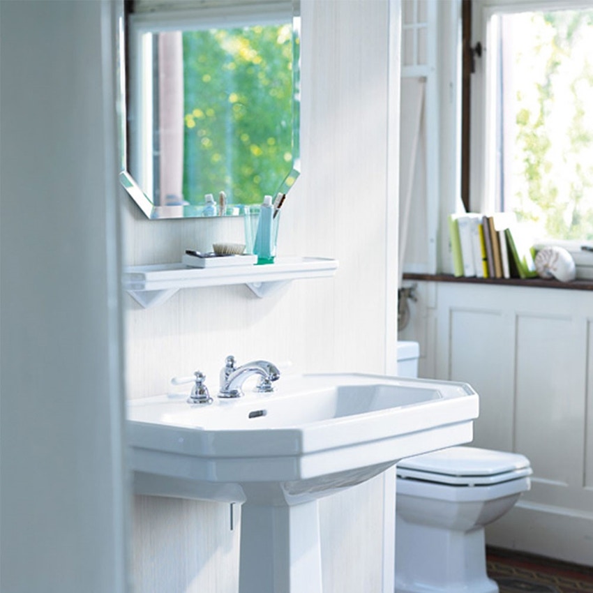Immagine di Duravit  1930 mensola 45 cm, rivestimento Wondergliss, colore bianco 08924500001