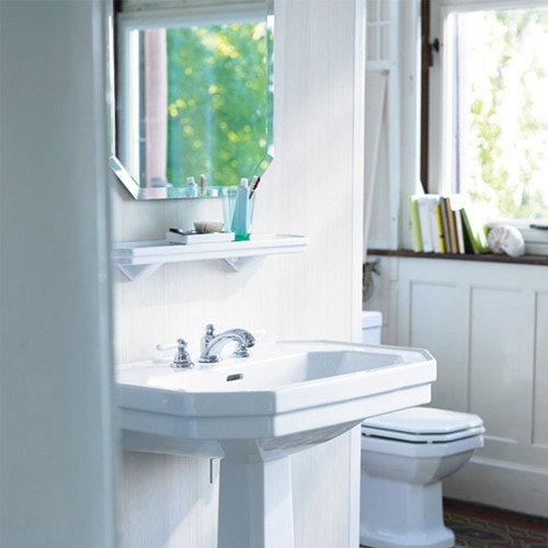 Immagine di Duravit 1930 mensola 55 cm, rivestimento Wondergliss, colore bianco 08925500001