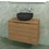 Immagine di Flaminia BOX base portalavabo sospesa, 1 cassetto, L.70 P.37 H.50 cm, con top e foro per lavabo da appoggio, finitura ok arly BX804+BXPR38ARL