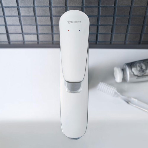 Immagine di Duravit B.1 miscelatore monocomando per lavabo taglia M senza scarico e saltarello finitura cromo B11020002010