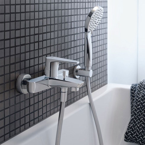 Immagine di Duravit B.1 miscelatore monocomando doccia esterno con deviatore finitura cromo B15230000010