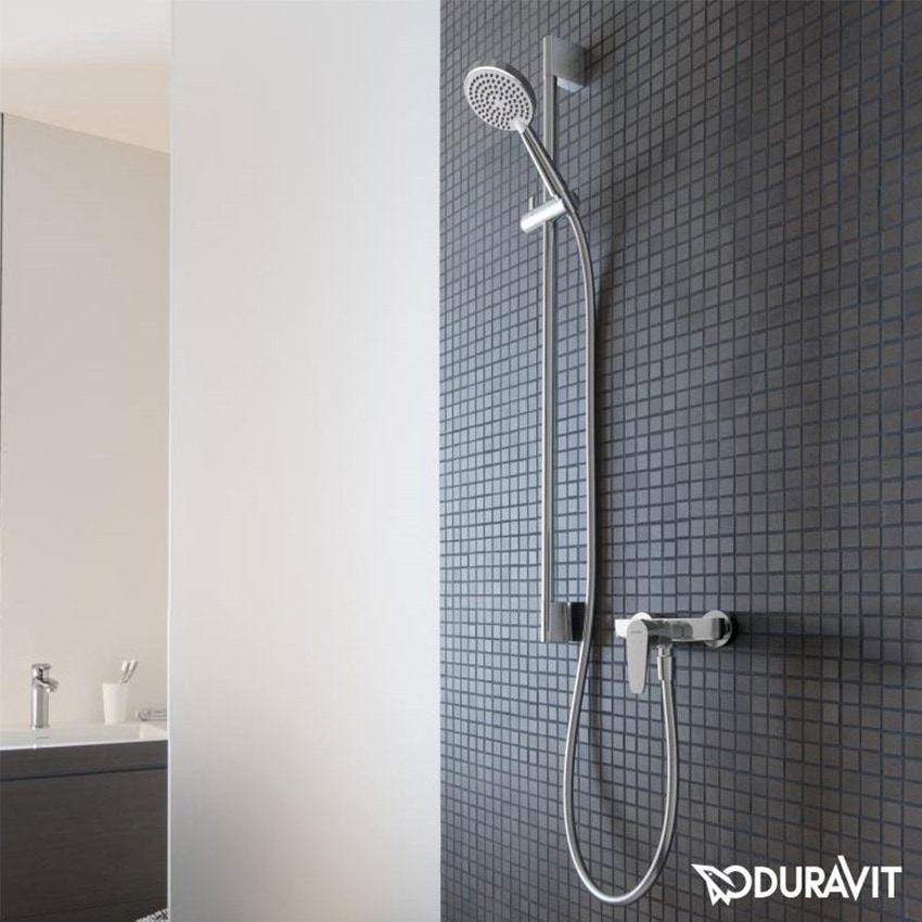 Immagine di Duravit B.1 miscelatore monocomando doccia esterno finitura cromo B14230000010