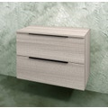 Immagine di Flaminia BOX base sospesa, 2 cassetti, L.70 P.37 H.50 cm, con top, finitura oj grigio BX424+BXPR38OJG