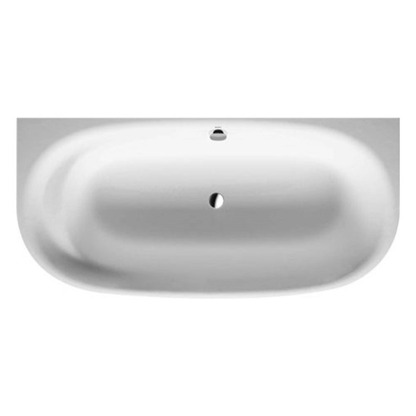 Immagine di Duravit CAPE COD vasca da bagno a incasso angolare a sinistra e destra, con rivestimento con sistema d'aria, colore bianco 700364000000000