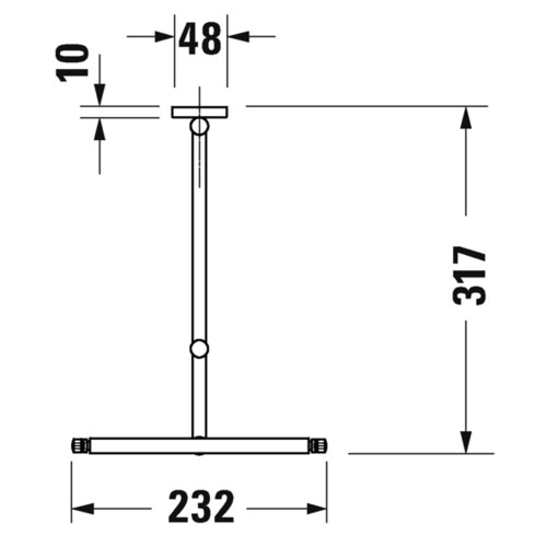 Immagine di Duravit KARREE specchio cosmetico, finitura cromo 0099121000