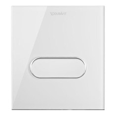 Immagine di Duravit DURASYSTEM placca di comando A1 per orinatoio finitura vetro bianco WD5005012000