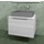 Flaminia BOX base portalavabo sospesa, 1 cassetto, L.70 P.50 H.50 cm, con top e foro per lavabo da appoggio, finitura oj bianco BX805+BXPR51OJB
