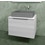 Immagine di Flaminia BOX base portalavabo sospesa, 1 cassetto, L.70 P.50 H.50 cm, con top e foro per lavabo da appoggio, finitura oj bianco BX805+BXPR51OJB