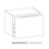 Immagine di Flaminia BOX base sospesa, 1 cassetto, L.70 P.50 H.50 cm, con top, finitura oj bianco BX423+BXPR51OJB