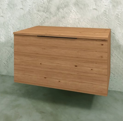 Immagine di Flaminia BOX base sospesa, 1 cassetto, L.95 P.50 H.50 cm, con top, finitura ok arly BX431+BXPR51ARL