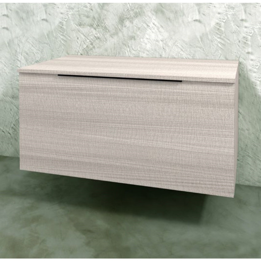 Immagine di Flaminia BOX base sospesa, 1 cassetto, L.105 P.50 H.50 cm, con top, finitura oj grigio BX435+BXPR51OJG
