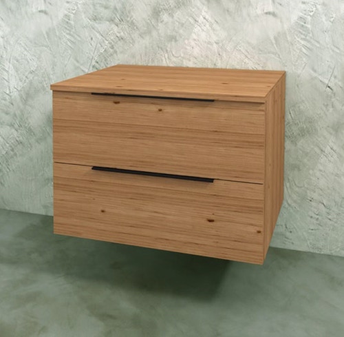 Immagine di Flaminia BOX base sospesa, 2 cassetti, L.70 P.50 H.50 cm, con top, finitura ok arly BX425+BXPR51ARL