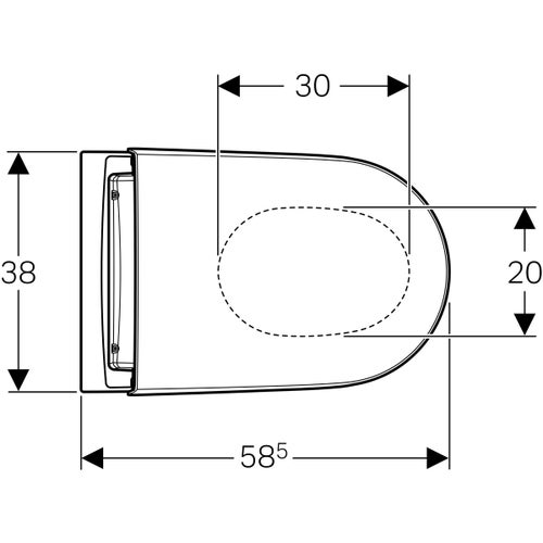 Immagine di Geberit ACQUACLEAN SELA wc a pavimento con funzione bidet finitura bianco alpino 146.170.11.1