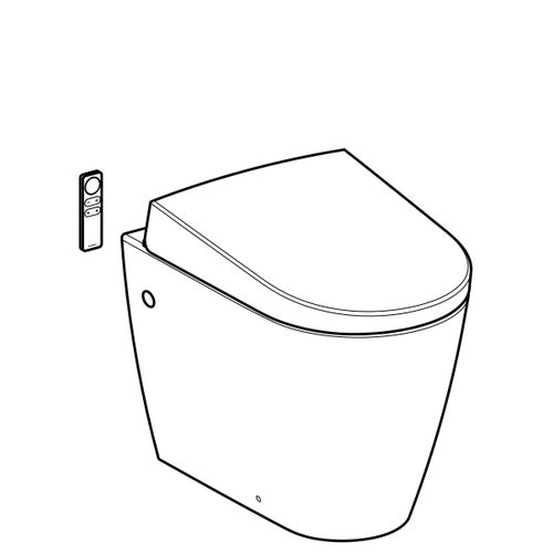 Immagine di Geberit ACQUACLEAN SELA wc a pavimento con funzione bidet finitura bianco alpino 146.170.11.1