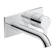 Immagine di Duravit C.1 miscelatore monocomando, a parete, bocca P.18 cm, finitura cromo C11070003010