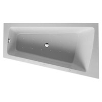 Immagine di Duravit PAIOVA vasca idromassaggio 170x100cm con pannello installazione ad angolo a dx con sistema aria, colore bianco 760265000AS0000