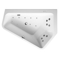 Immagine di Duravit PAIOVA 5 vasca idromassaggio 177x130cm installazione ad angolo ad incasso a dx con sistema combi P, colore bianco 760391000CP1000