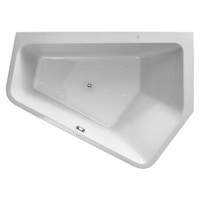 Immagine di Duravit PAIOVA 5 vasca idromassaggio 190x140cm installazione ad angolo ad incasso a dx con sistema ad aria, colore bianco 760393000AS0000