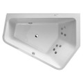 Immagine di Duravit PAIOVA 5 vasca idromassaggio 190x140cm installazione ad angolo ad incasso a dx con sistema a getto, colore bianco 760393000JS1000