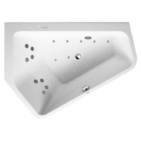 Immagine di Duravit PAIOVA 5 vasca idromassaggio 177x130cm installazione ad angolo a sx con sistema combi P, colore bianco 760394000CP1000