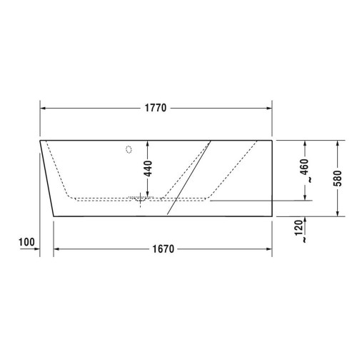Immagine di Duravit PAIOVA 5 vasca idromassaggio 177x130cm installazione ad angolo a dx con sistema aria, colore bianco 760395000AS0000
