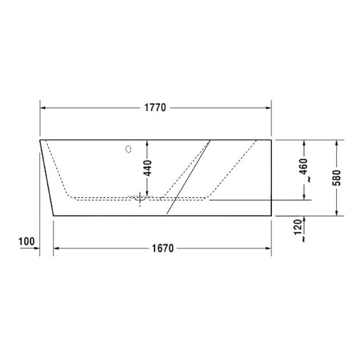 Immagine di Duravit PAIOVA 5 vasca idromassaggio 177x130cm installazione ad angolo a dx con sistema combi E, colore bianco 760395000CE1000