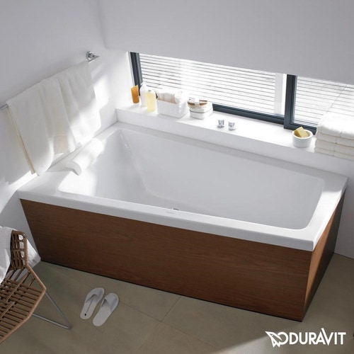 Immagine di Duravit PAIOVA vasca da bagno a incasso L.170 P.100 cm, installazione ad angolo sx, colore bianco 700212000000000