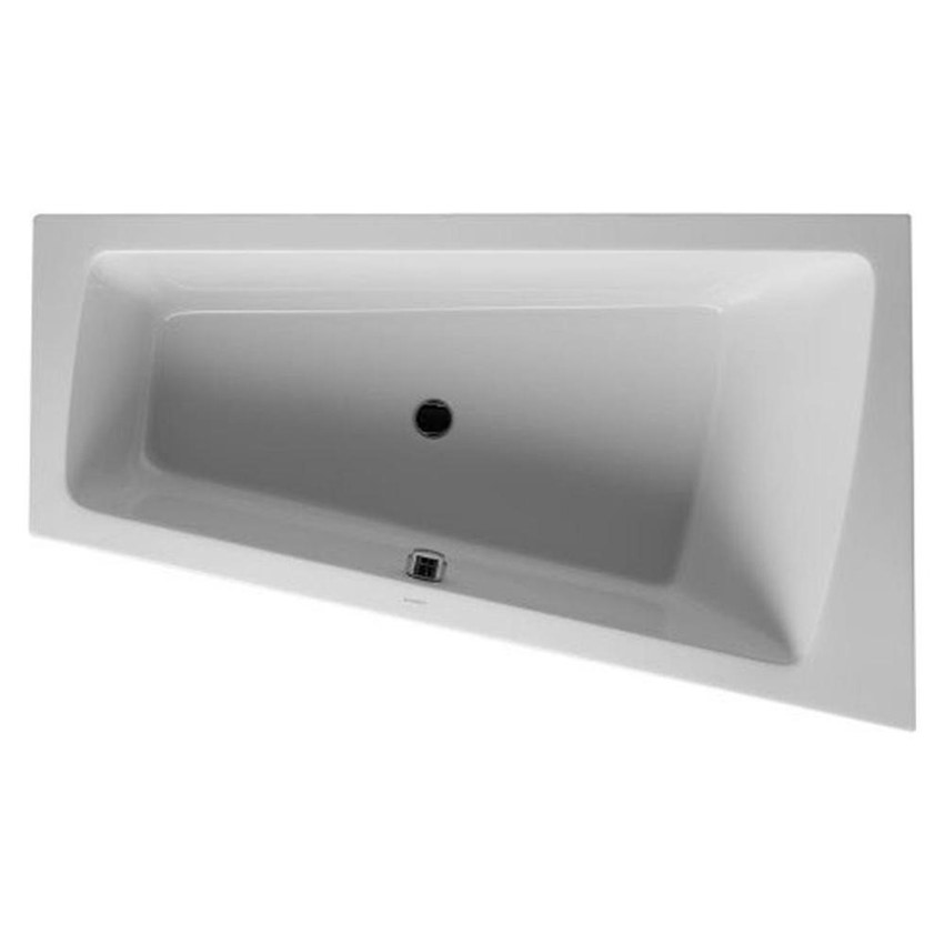 Immagine di Duravit PAIOVA vasca da bagno a incasso L.170 P.100 cm, installazione ad angolo dx, colore bianco 700213000000000