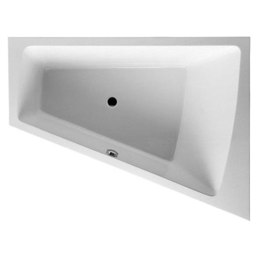 Immagine di Duravit PAIOVA vasca da bagno a incasso L.170 P.130 cm, installazione ad angolo dx, colore bianco 700215000000000
