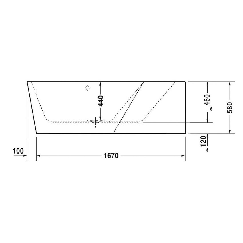 Immagine di Duravit PAIOVA 5 vasca L.177 P.130 cm con pannello integrato, installazione angolare a dx, colore bianco 700395000000000