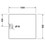 Immagine di Duravit STONETTO piatto doccia rettangolare L.90 P.100 cm, colore grigio cemento 720166180000000