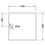 Immagine di Duravit STONETTO piatto doccia quadrato 100 cm, colore bianco 720167380000000