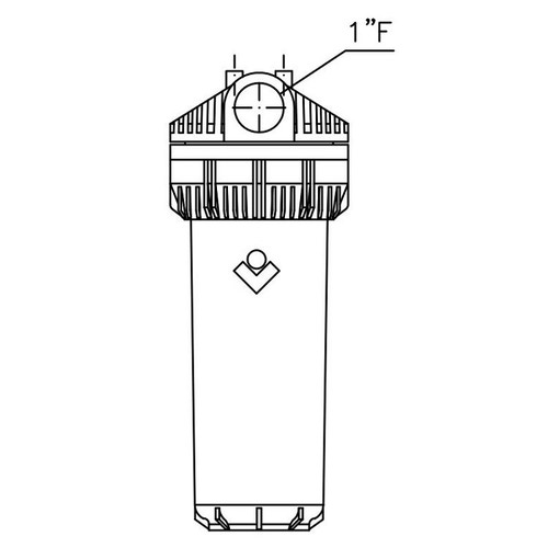 Immagine di Cillit Filtri Duna, per acque potabili e di processo, raccordo 1", solo corpo 012054