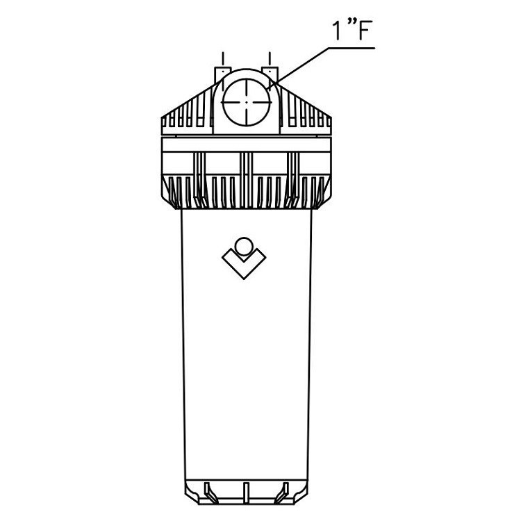 Immagine di Cillit Filtri Duna, per acque potabili e di processo, raccordo 1", solo corpo 012054