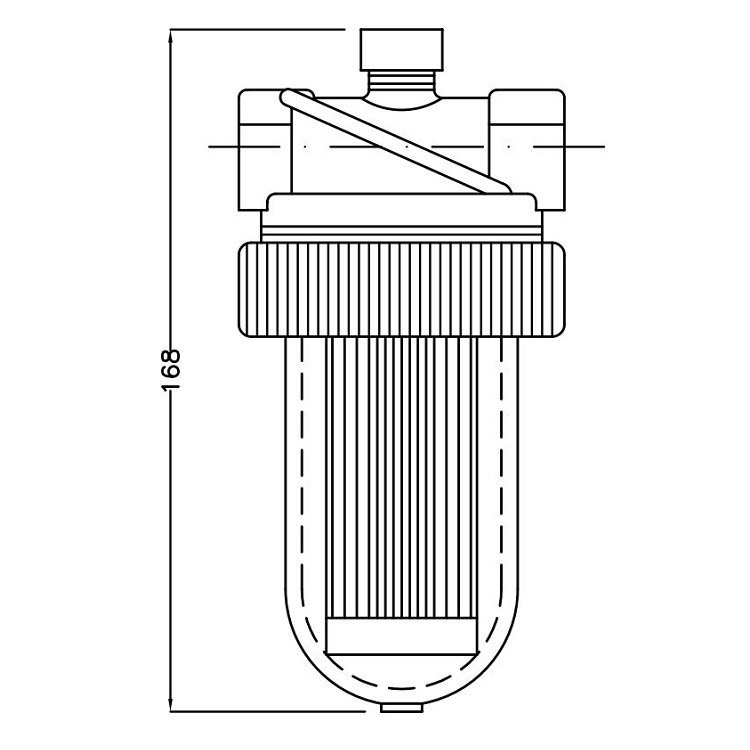 Immagine di Cillit Eurofiltro WF, 1/2", PN 10 PB, filtro autopulente ad uso tecnologico 010540
