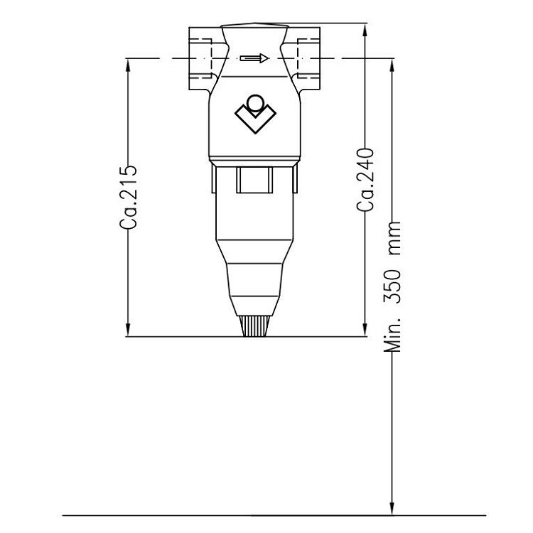 Immagine di Cillit Eurofiltro WF, 1", filtro autopulente ad uso tecnologico 010478AA