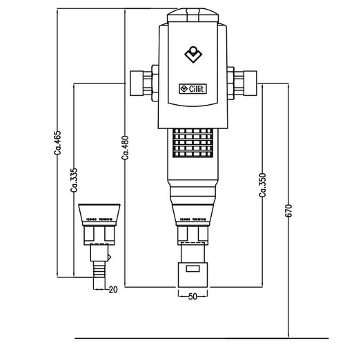 Immagine di Cillit Filtro Multipur M 1 1/4" HY 012912AB