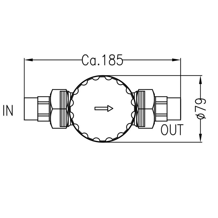 Immagine di BWT Cillit Filtro Eurodiago Bio, carenato, autopulente, raccordo 3/4" 12799AG