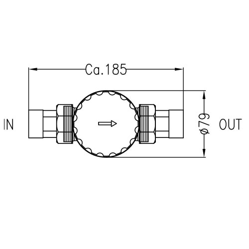 Immagine di BWT Cillit Filtro Eurodiago Bio, carenato, autopulente, raccordo 1" 12800AG