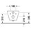 Immagine di Duravit STARCK 1 vaso sospeso a cacciata, senza sedile, fabbisogno di acqua di risciacquo 4,5 l, UWL classe 1, colore bianco 0210090064