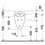 Immagine di Duravit STARCK 1 orinatoio con entrate e uscite nascoste, ad aspirazione, senza coperchio e con mosca, WonderGliss, colore bianco 08343200071