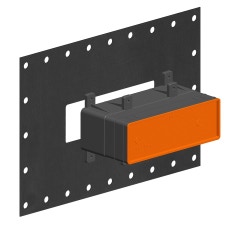 Immagine di Gessi Parte incasso per miscelatore con bocca  44697#031