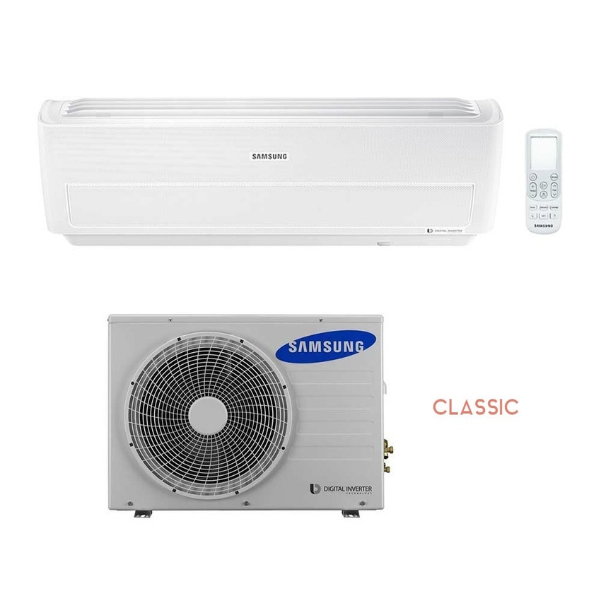 Immagine di Samsung WINDFREE CLASSIC R32 Climatizzatore monosplit inverter Wi-Fi, bianco | unità esterna 3.5 kW unità interna 12000 BTU F-AR12NXB
