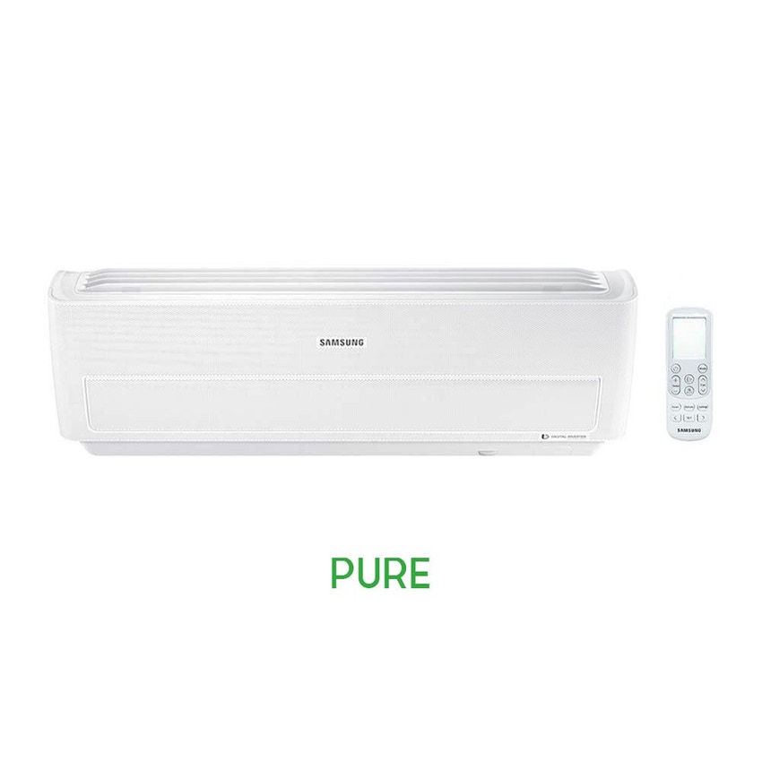 Immagine di Samsung WINDFREE PURE R32 Climatizzatore dual split inverter WiFi, bianco | unità esterna 5 kW unità interne 9000+9000 BTU AJ050NCJ2EG/EU+2xAR09NXCXAWKNEU